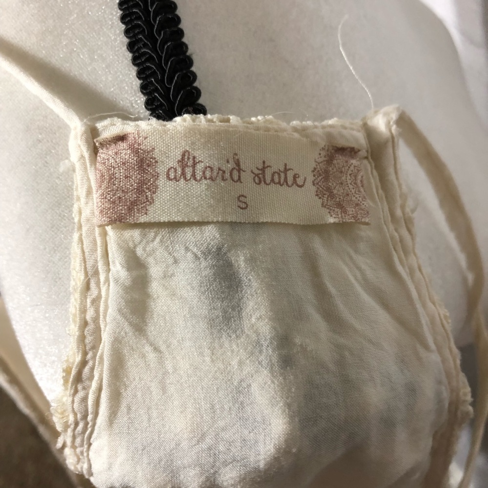 Altard State beautiful lace tank top w/lining G44 - Picture 6 of 6